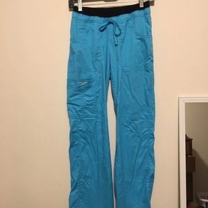 Cherokee turquoise scrub pants